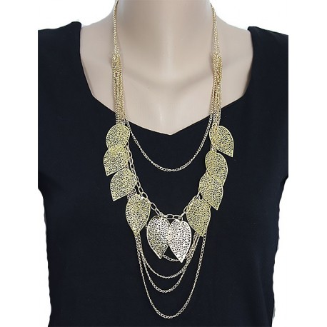 Leaves Model Chain Necklace