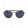 FashionMoon Gothic Model Black Framed Black Glazed Metal Edge Folding Model Unisex Sunglasses