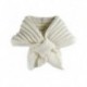 Baby Scarf White Wool
