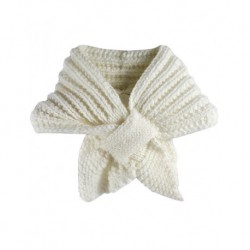 Baby Scarf White Wool