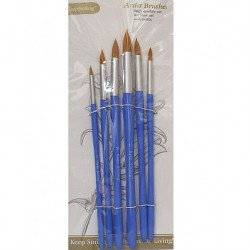 rush Set a 6-round Artist Brush Brushes