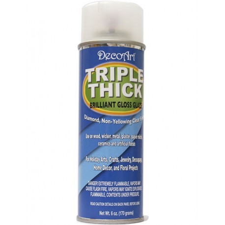 Triple Thick Brilliant Gloss Spray Lacquer Art Deco Glaze