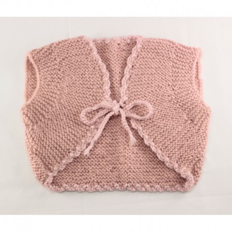 Baby Belero In Powder Pink