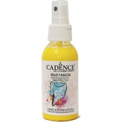 Cadence Spray Fabric Paint 1101 Lemon Yellow
