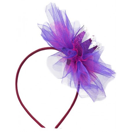 Princess Crown Dark Pink Purple Color