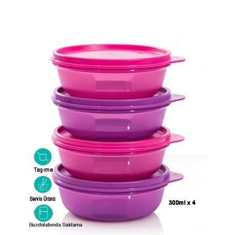 Tupperware Candy Containers Set of 4
