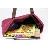 Summer Bordeaux Color Mercerized Bag