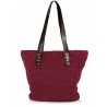 Summer Bordeaux Color Mercerized Bag