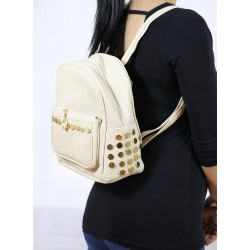 Stapler Backpack Cream Color