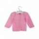 Baby Cardigan In Pink With Specially Made Buttons