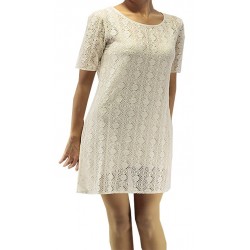 Jimmy Key White Tricot Dress