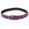 Blue Color Ethnic Belt