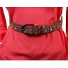 Red Color Ethnic Belt