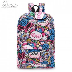 Graffiti Children Patterned Backpack