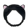 Kedi Kulaklı Siyah Saç Bandı