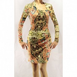 Mango Scarf Design Combed Cotton Dress
