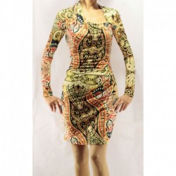 Mango Scarf Design Combed Cotton Dress