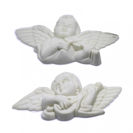 Double Musician Angel Model Polyester Object