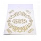 Craftsy Gold Yuvarlak Desenli Transfer CAT-047