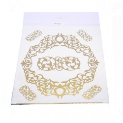 Craftsy Gold Yuvarlak Desenli Transfer CAT-047