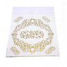 Craftsy Gold Yuvarlak Desenli Transfer CAT-047