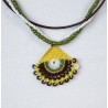 Custom Design Ethnic Model Needle Pendant Necklace