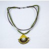 Custom Design Ethnic Model Needle Pendant Necklace