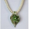 Custom Design Ethnic Model Glass Necklace