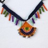 Custom Design Ethnic Model Needle Roller Detail Necklace