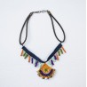 Custom Design Ethnic Model Needle Roller Detail Necklace