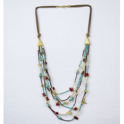 Special Design Semi Precious Stones Necklace