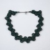Special Design Love Knot Green Color Necklace