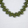 Special Design Love Knot Green Color Necklace