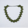 Special Design Love Knot Green Color Necklace