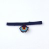 Custom Design Ethnic Model Needle Colored Jeans Leash Necklace