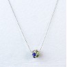 Crystal Color Bulk Silver Plated Necklace