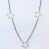 Black Chain Star Necklace