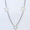 Black Chain Star Necklace