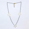 Black Chain Star Necklace