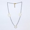 Black Chain Star Necklace
