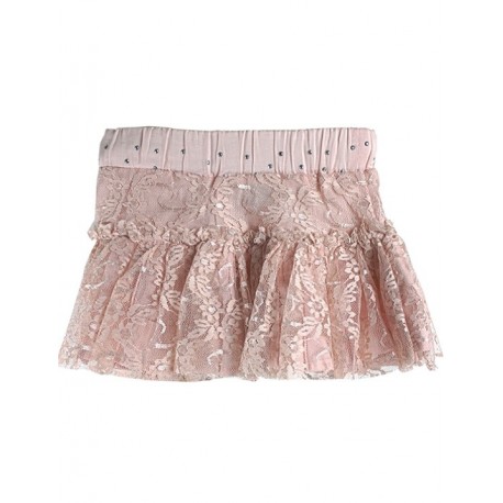 Zara Kids powder color lace skirt Children