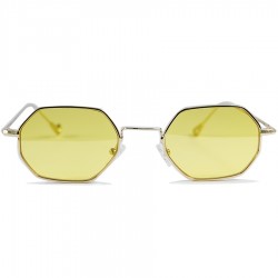 Image Vintage Retro Style Hexagonal Solar Eyeglass