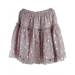 Zekids Sparkle Pink Polka dot skirt children