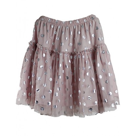 Zekids Sparkle Pink Polka dot skirt children