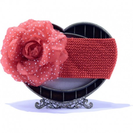 Red Rose Hair Band