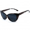 Steampunk Slant Eyad Cat Model Leopard Framed Sunglasses