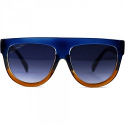 Hand Polish Viktorya Model All Framed Blue Sunglasses