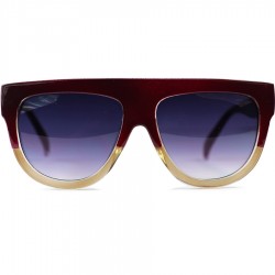 Hand Polish Viktorya Model All Framed Burgundy Sunglasses