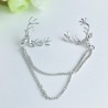 FashionMoon Deer Chain Collar Ucu Brooch