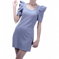 Jimmy Key Combed Cotton Grey Mini Dress